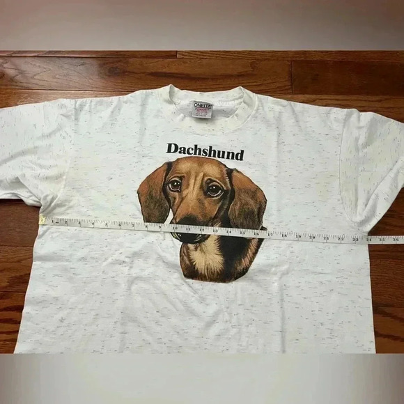 RARE- Vintage 90s Dachsund Dog Shirt Sz XL - Picture 3 of 8